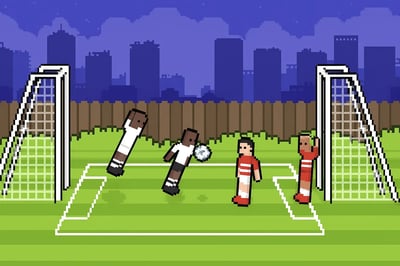 A random game screenshot of soccer players.